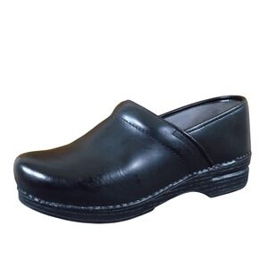 Dansko XP Pro Women Clogs Size 12 Professional Nursing Work Shoes Black Leather